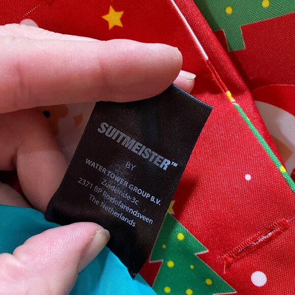 NWOT Men's Suitmeister Santa Suit Holiday Size XL - Picture 3 of 12